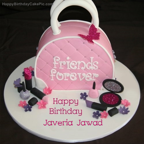 write name on Fashion Birthday Cake